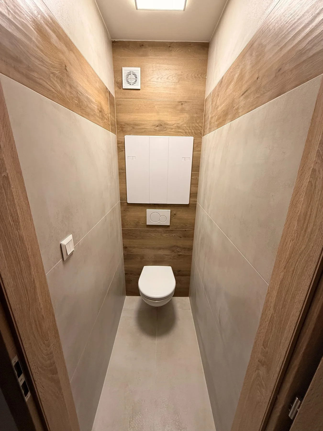 Hotové WC po rekonštrukcii